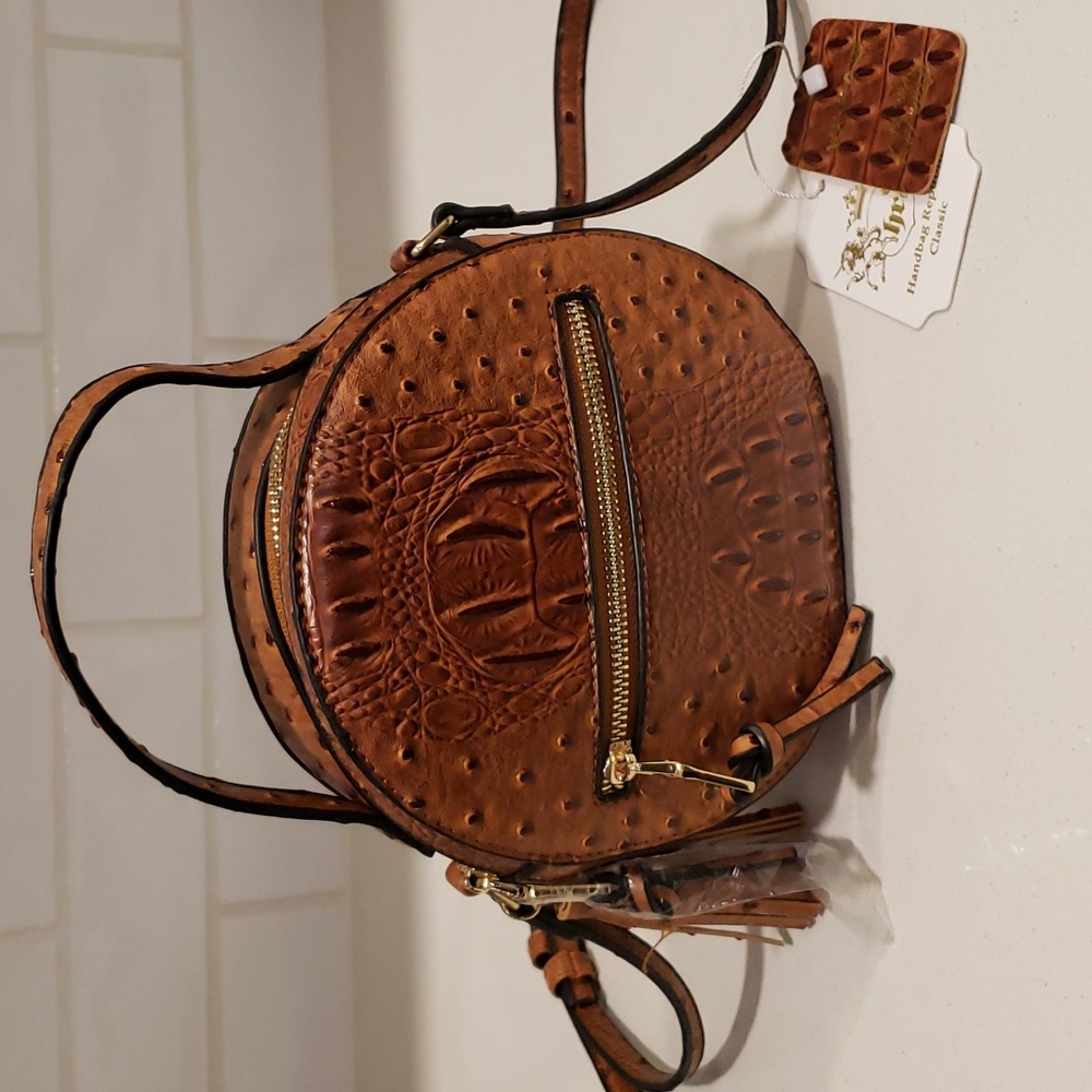 HANDBAG REPUBLIC - Classic, Vegan Leather, Brown